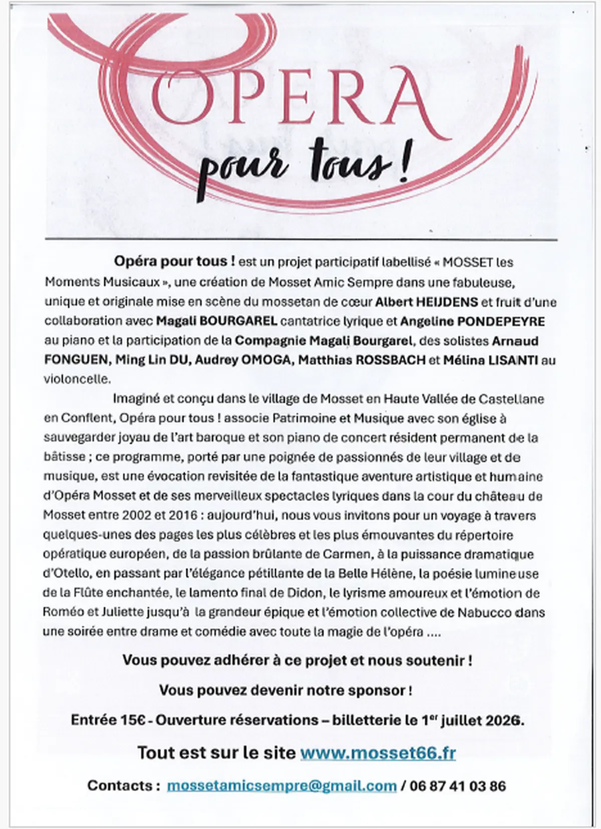Opéra Pour Tous !