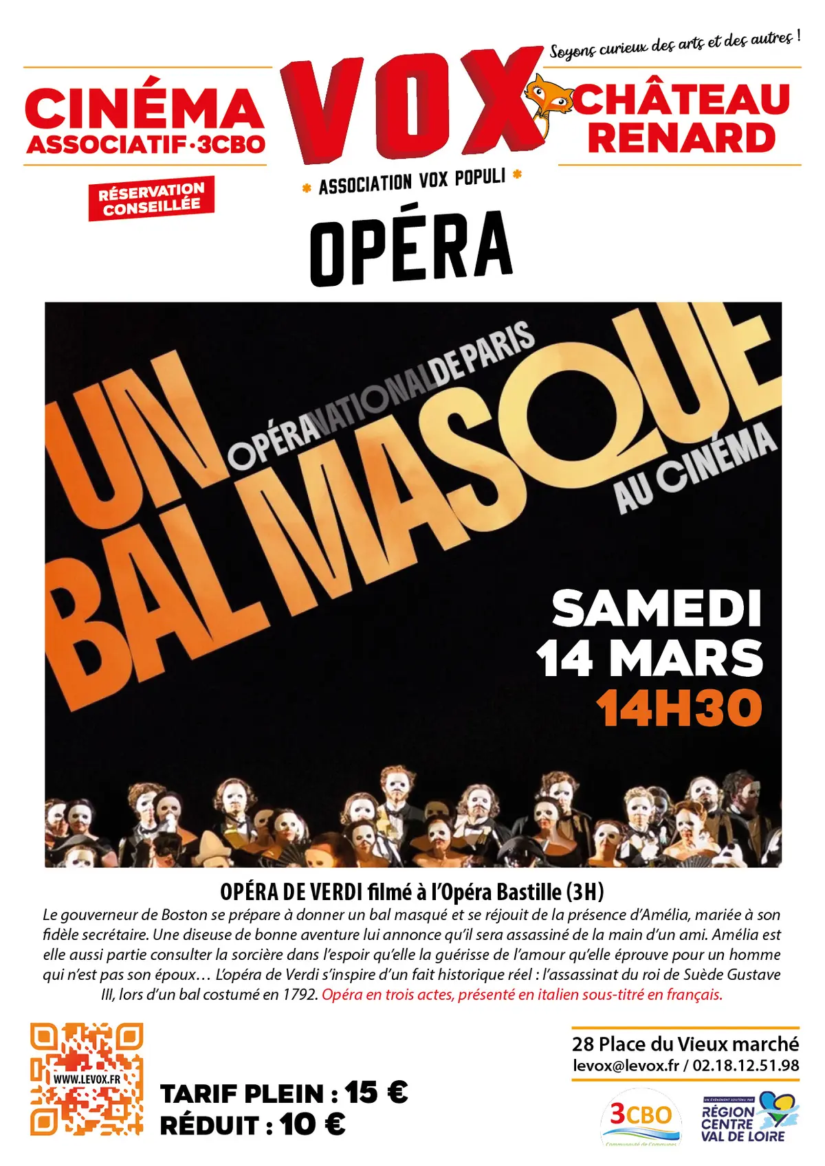 Opéra : un bal masqué