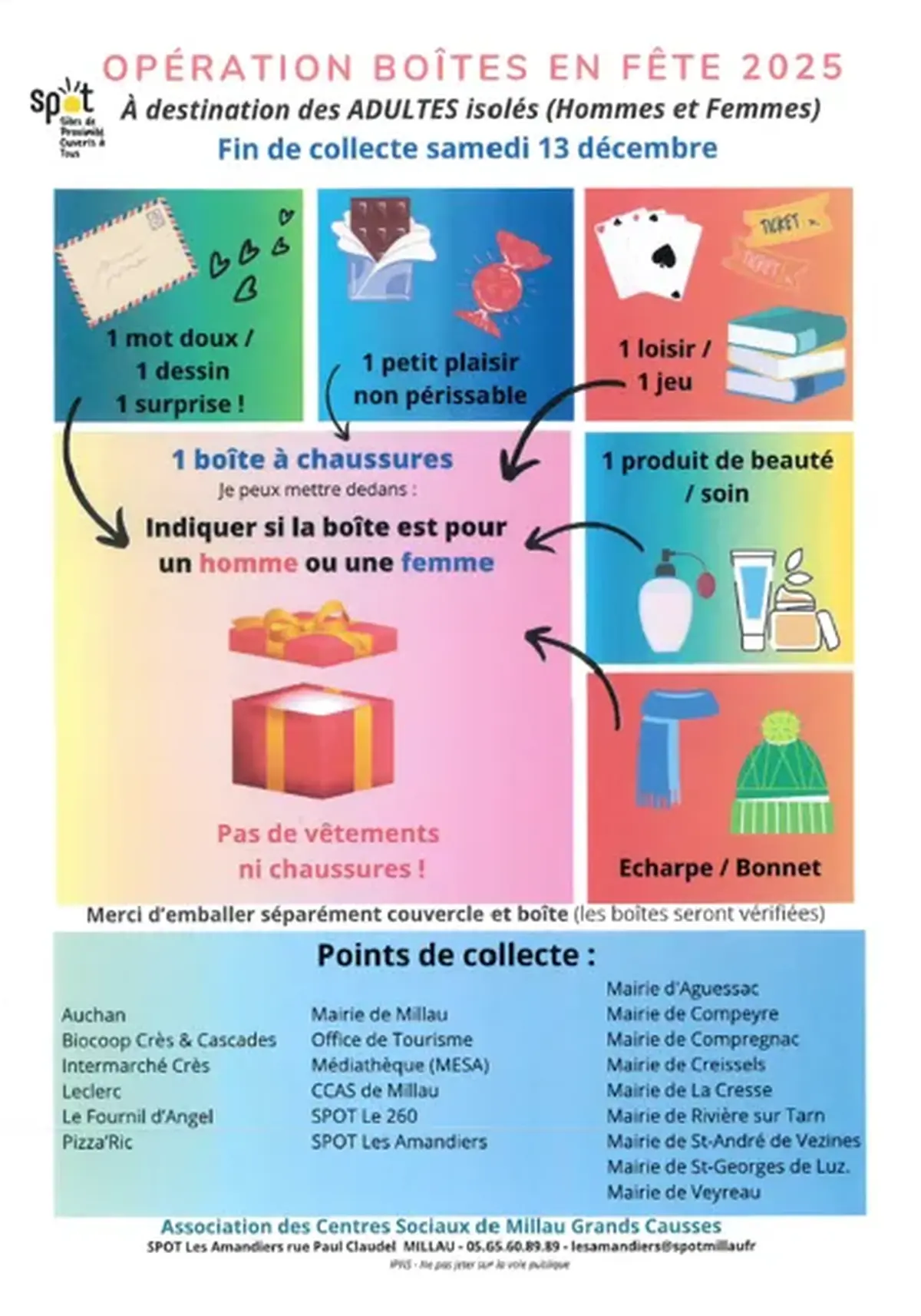 Opération  boites en fête   2025