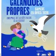 Opération de nettoyage Calanques Propres