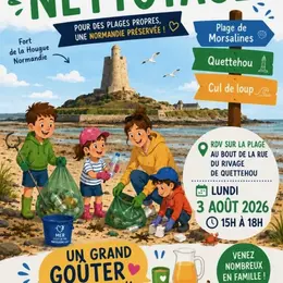 Opération nettoyage de la plage
