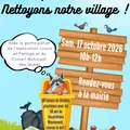 Opération nettoyons notre village!