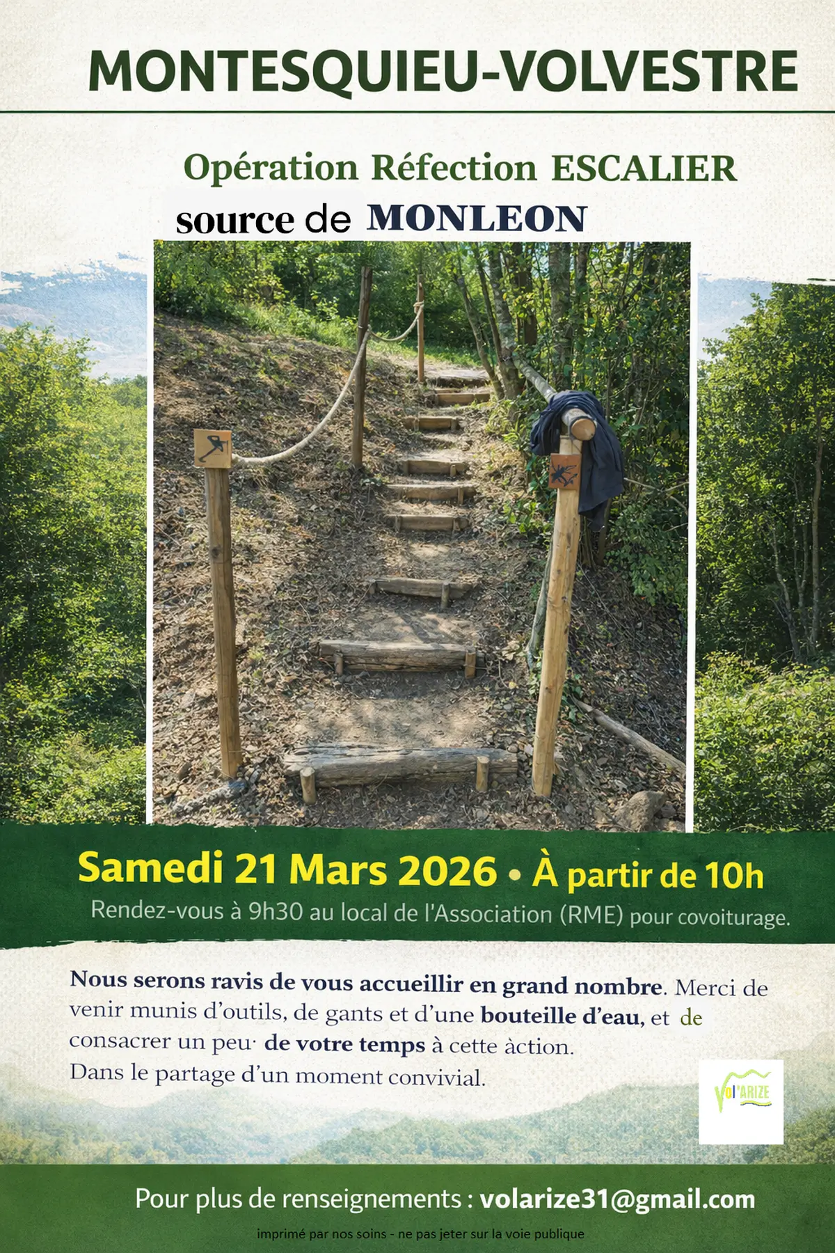 Opération Réfection Escalier