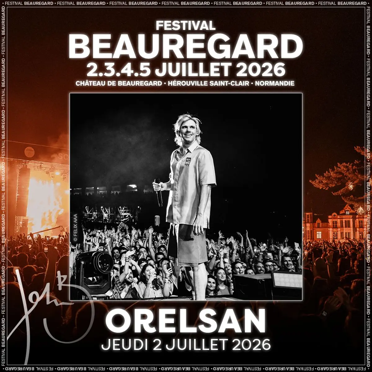 Orelsan à la maison au Festival Beauregard 2026