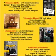 Orgues en Albret - Duo Horme - Concert orgue & trompette