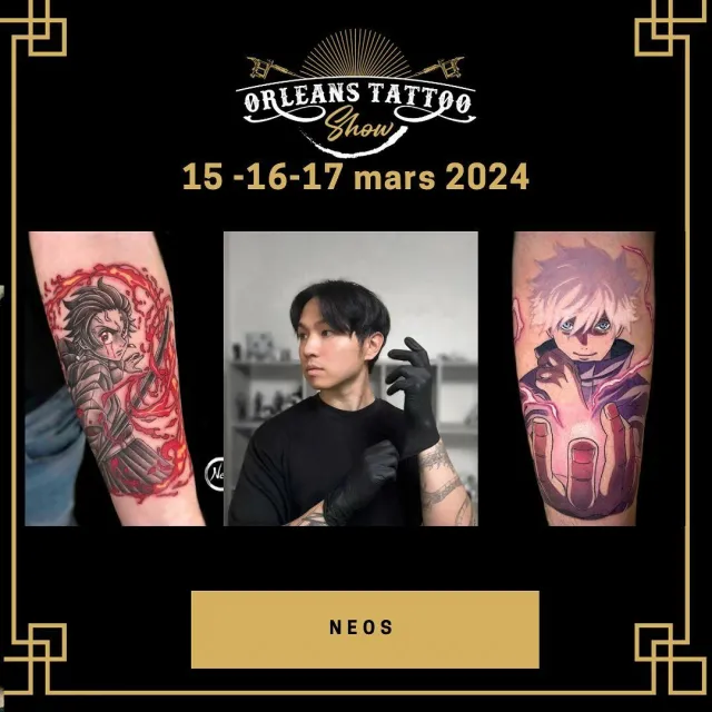 De nombreux artistes tatoueurs vous attendent au Orléans Tattoo Show 2024 ! 
