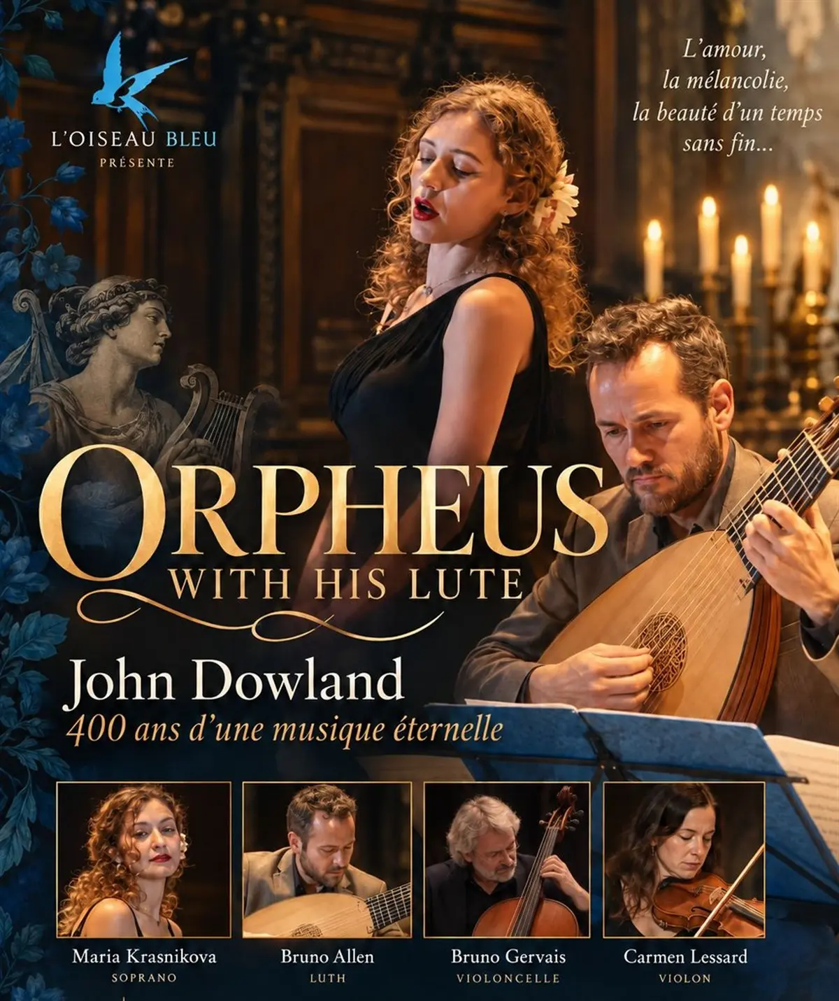 Orpheus with his luth