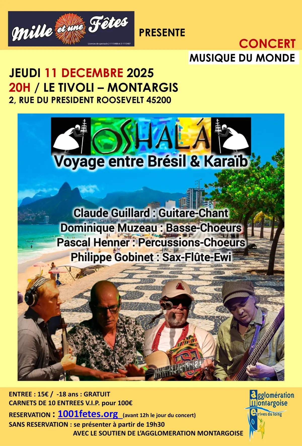 Oshala : concert musique du monde