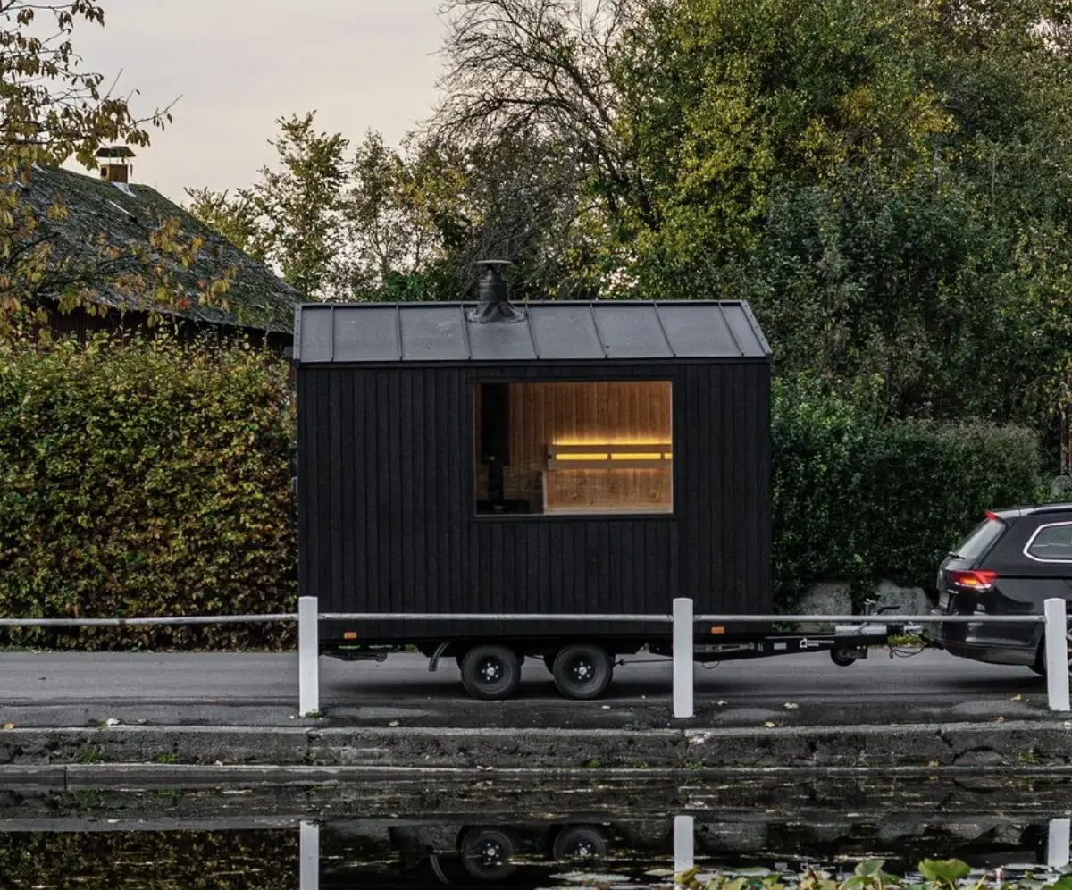 OTER Sauna — Sauna mobile face à la Manche (Langrune-sur-Mer, Est)