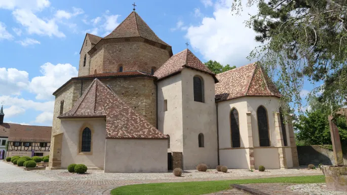 La majestueuse Abbatiale Saints-Pierre-et-Paul d\'Ottmarsheim
