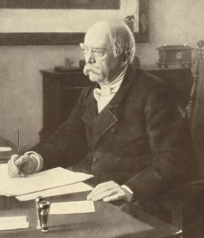 Otto von Bismarck, instigateur du plan de sécurité sociale portant son nom