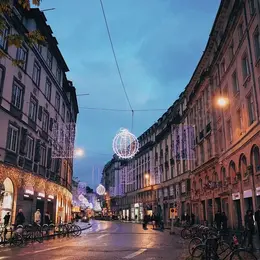 Parking au march&eacute; de No&euml;l de Strasbourg