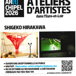 Ouverture d'un atelier d'artiste - Shigeko Hirakawa