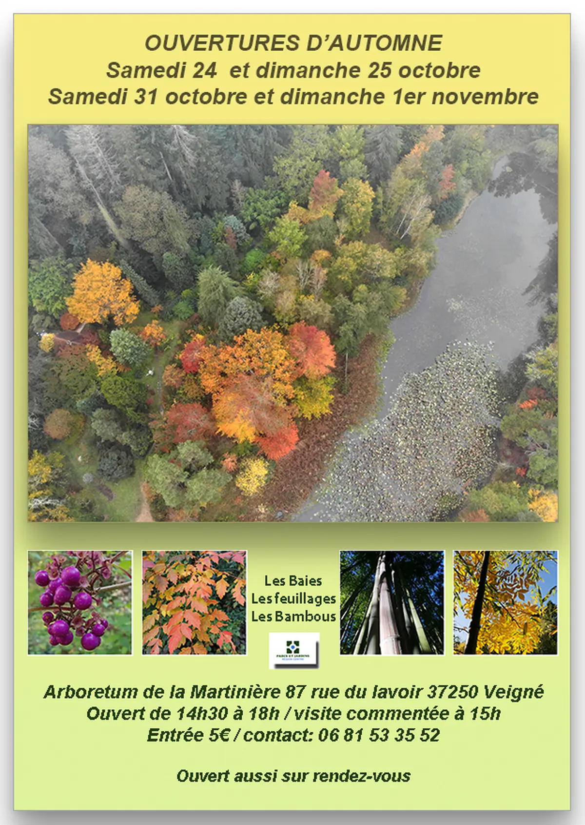 Ouverture de l'Arboretum de la Martinière