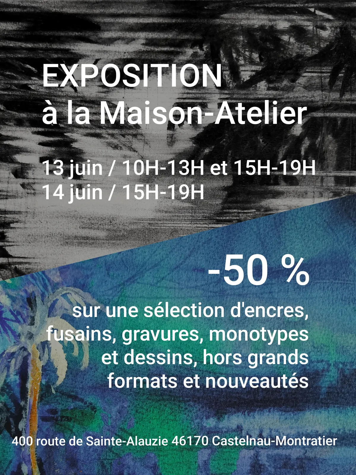 Ouverture de l'atelier de  Karine Veyres