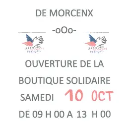 Ouverture de la boutique solidaire