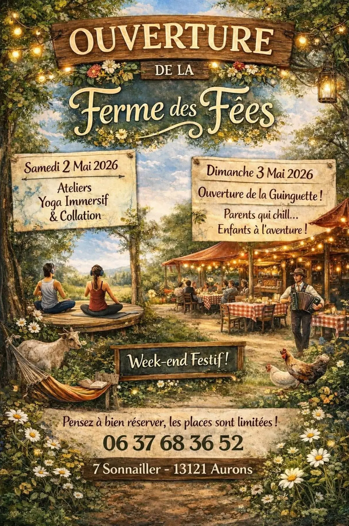 Ouverture de la Ferme des Fées