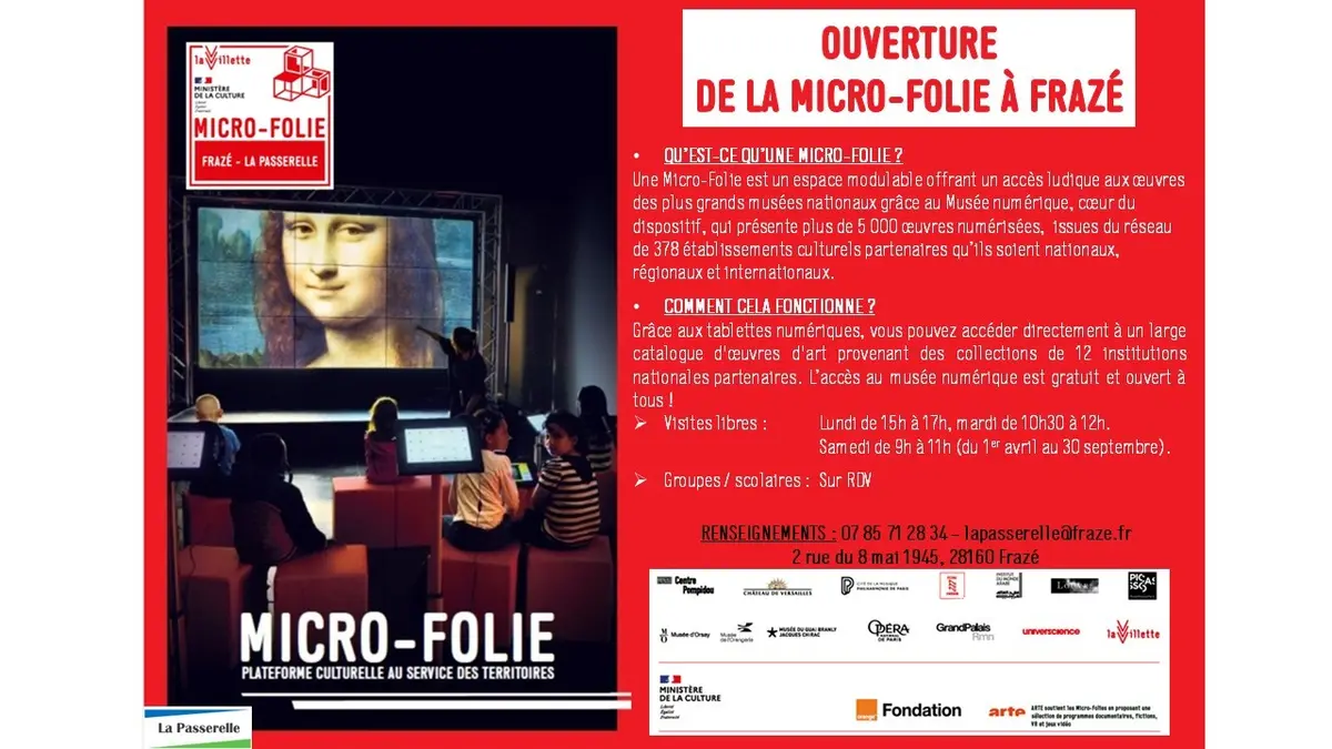 Ouverture de la Micro-folie à Frazé