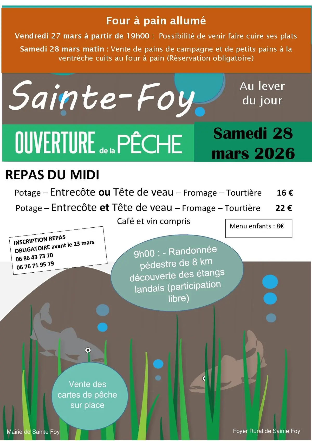 Ouverture de la pêche