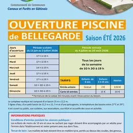 Ouverture de la piscine de Bellegarde