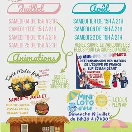 Ouverture de la saison estivale du bar associatif de Maranville