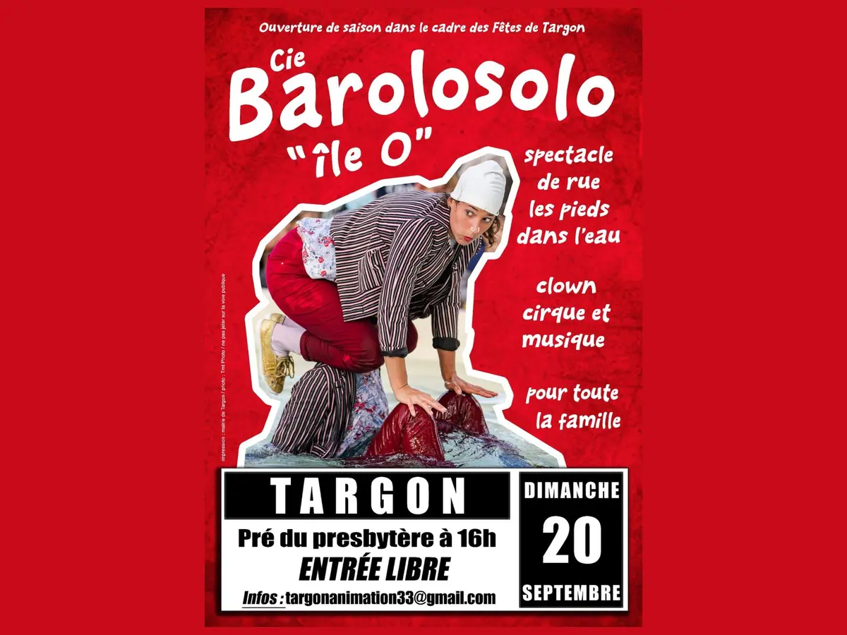 Ouverture de saison culturelle : spectacle Île O de la Cie Barolosolo