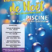 Ouverture piscine Ferrières - Vacances de Noël