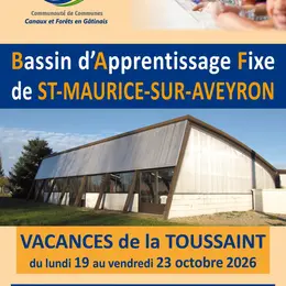 Ouverture piscine vacances scolaires