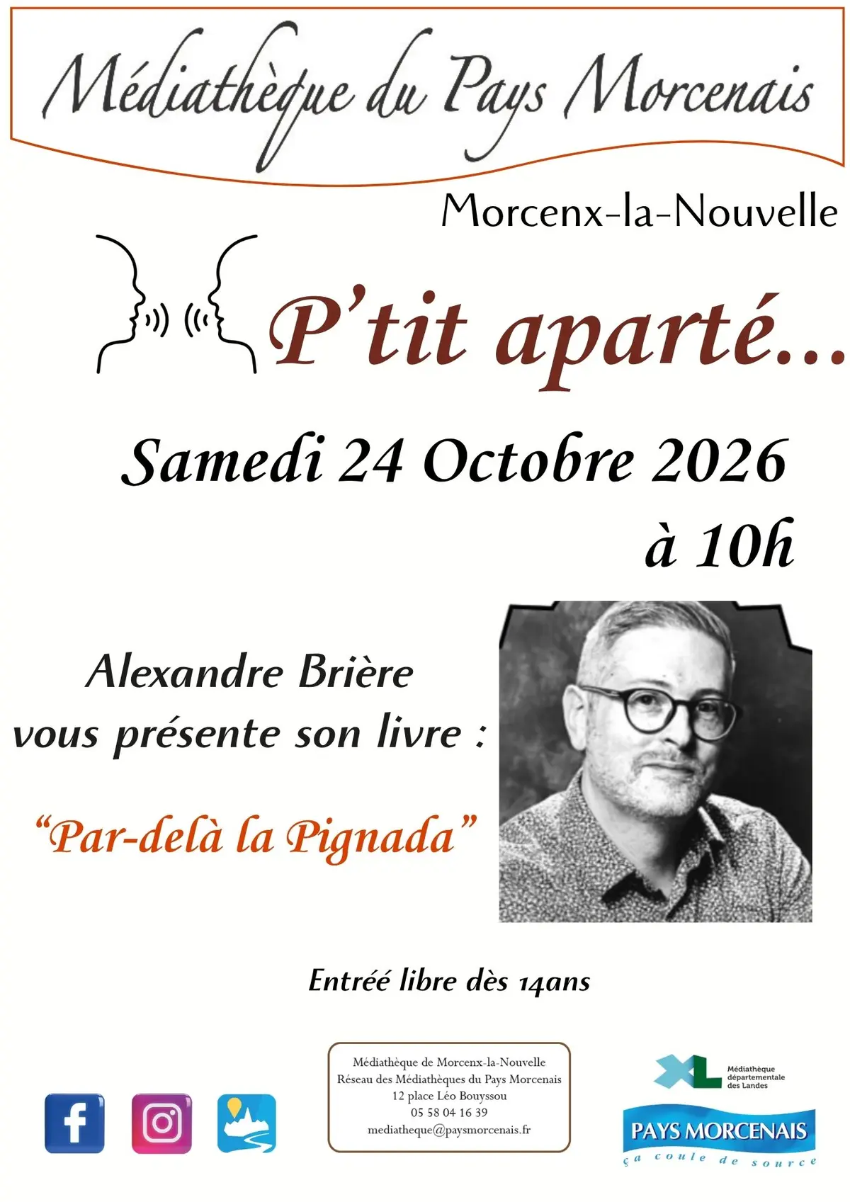 P'tit aparté Alexandre Brière vous présente son livre