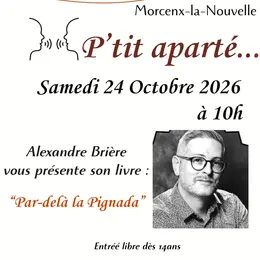 P'tit aparté Alexandre Brière vous présente son livre