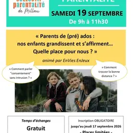 P'tit déj' parentalité sur les ados - Collectif Parentalité