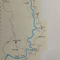 Packrafting en eau vive encadré dans les gorges du Lot à la 1/2 journée