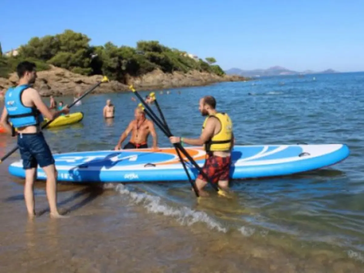 Paddle géant plage de la Garonnette à Sainte-Maxime (83)