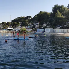 Paddle sur l'étang de Berre