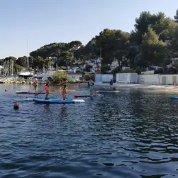 Paddle sur l'étang de Berre