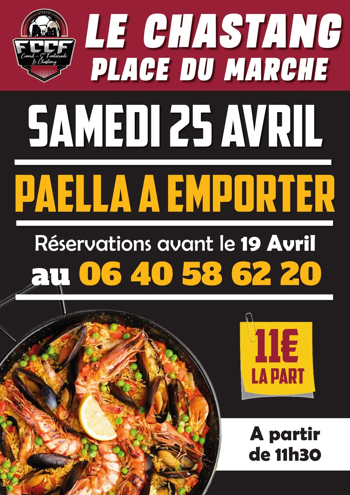 Paella à emporter