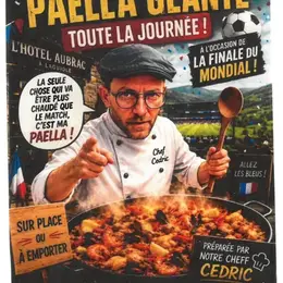 Paëlla géante au restaurant l'Aubrac !