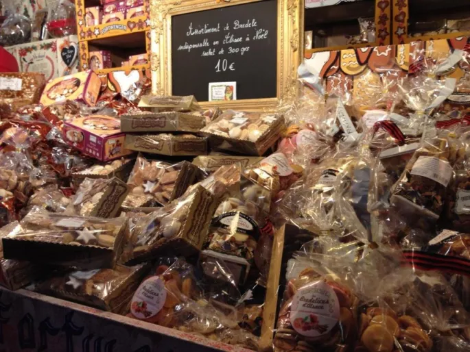 Les pains d\'épices Fortwenger sur les étals du Marché de Noël de Strasbourg !