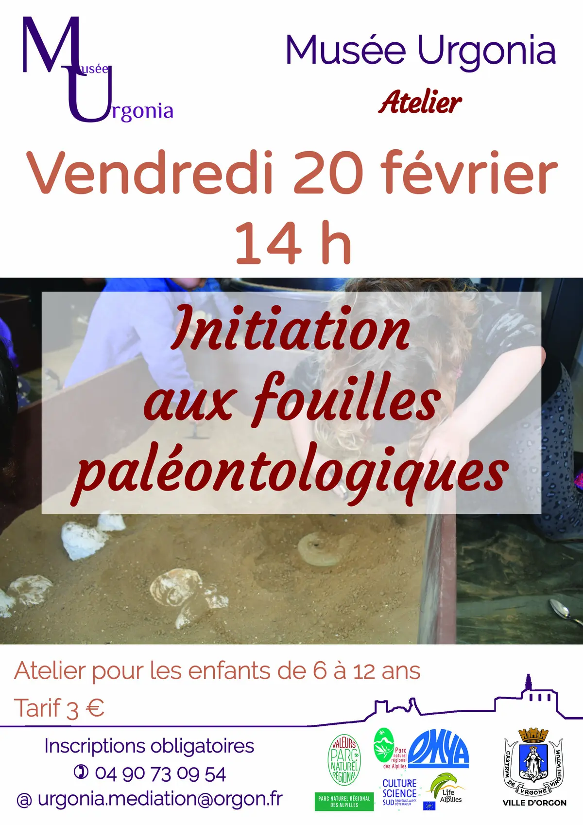 Paléontologie - Initiation aux fouilles paléontologiques