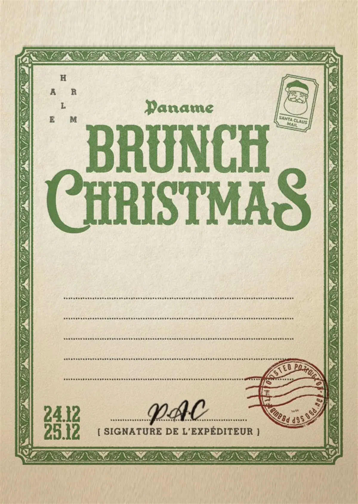 Paname Comedy Brunch de Noël