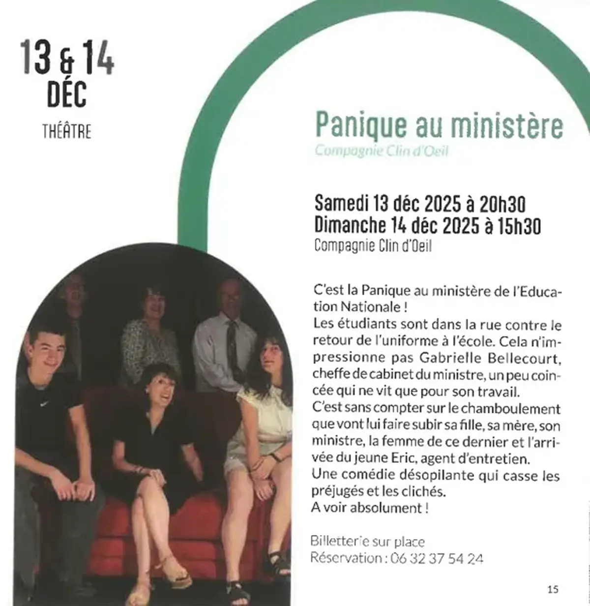 Panique au ministère