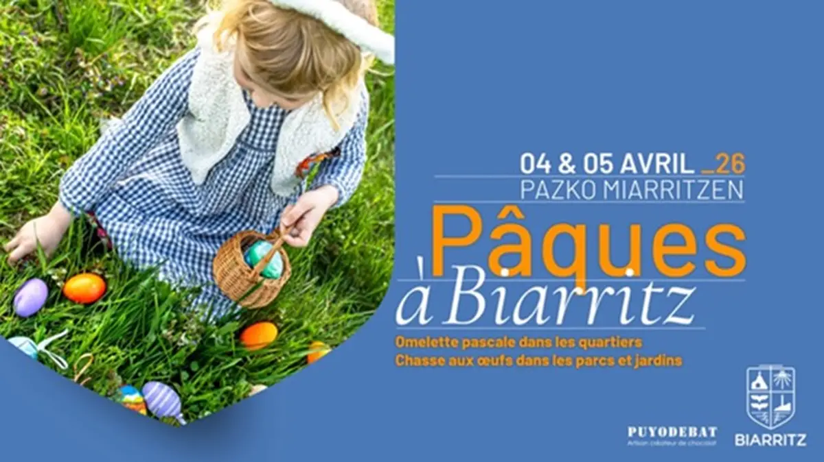 Pâques à Biarritz : La chasse aux œufs dans les parcs et jardins de la ville