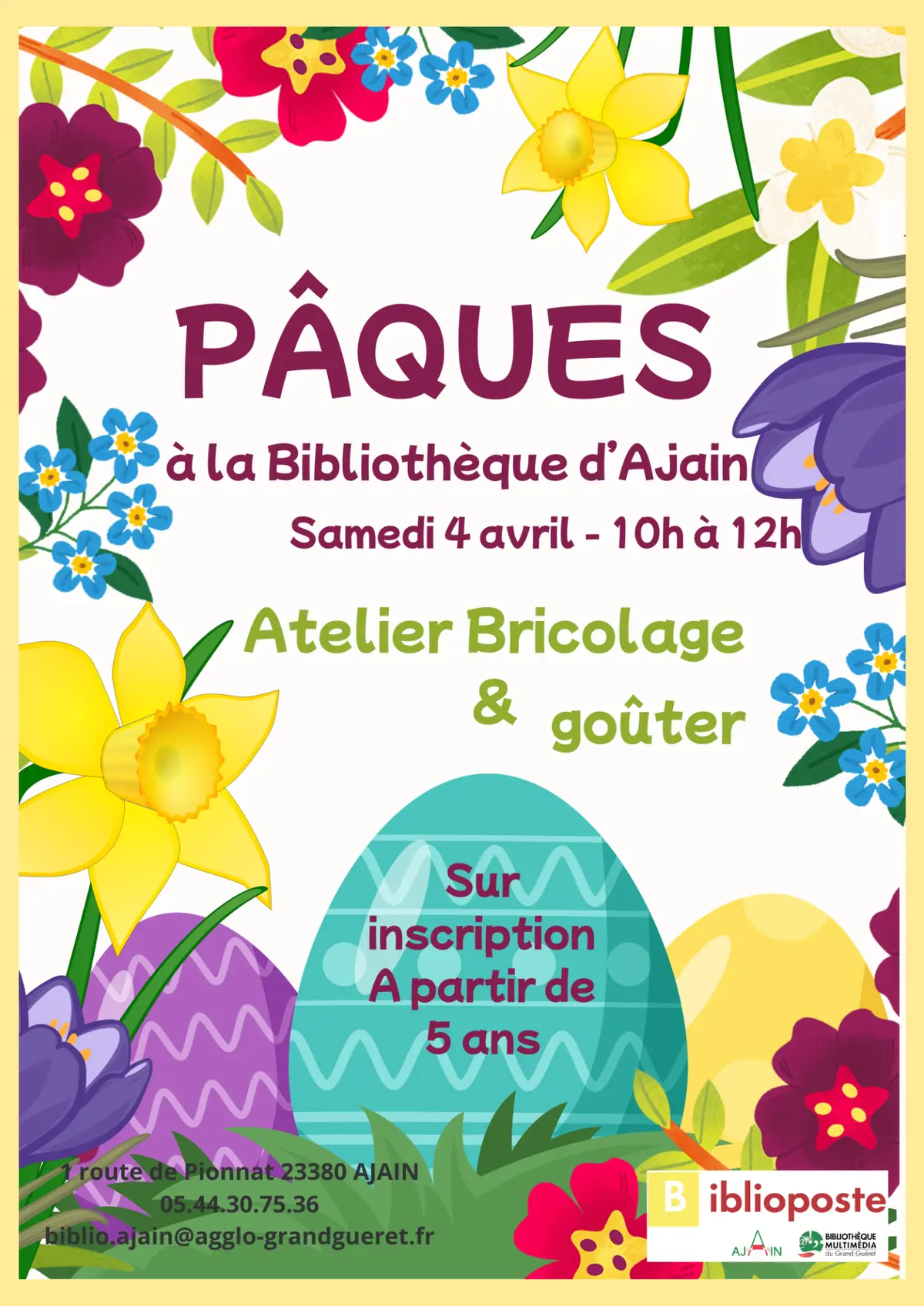 Pâques à la bibliothèque