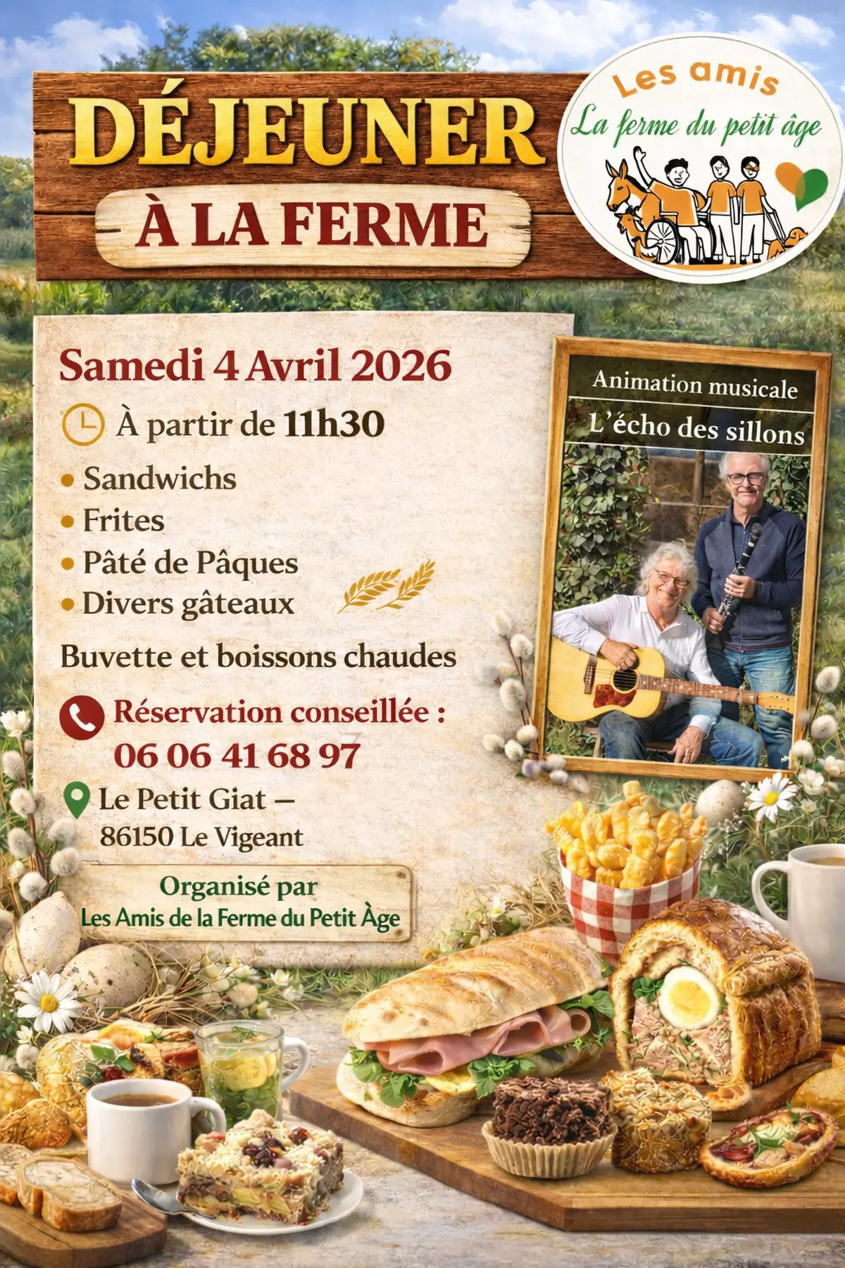 Pâques à la ferme du petit âge