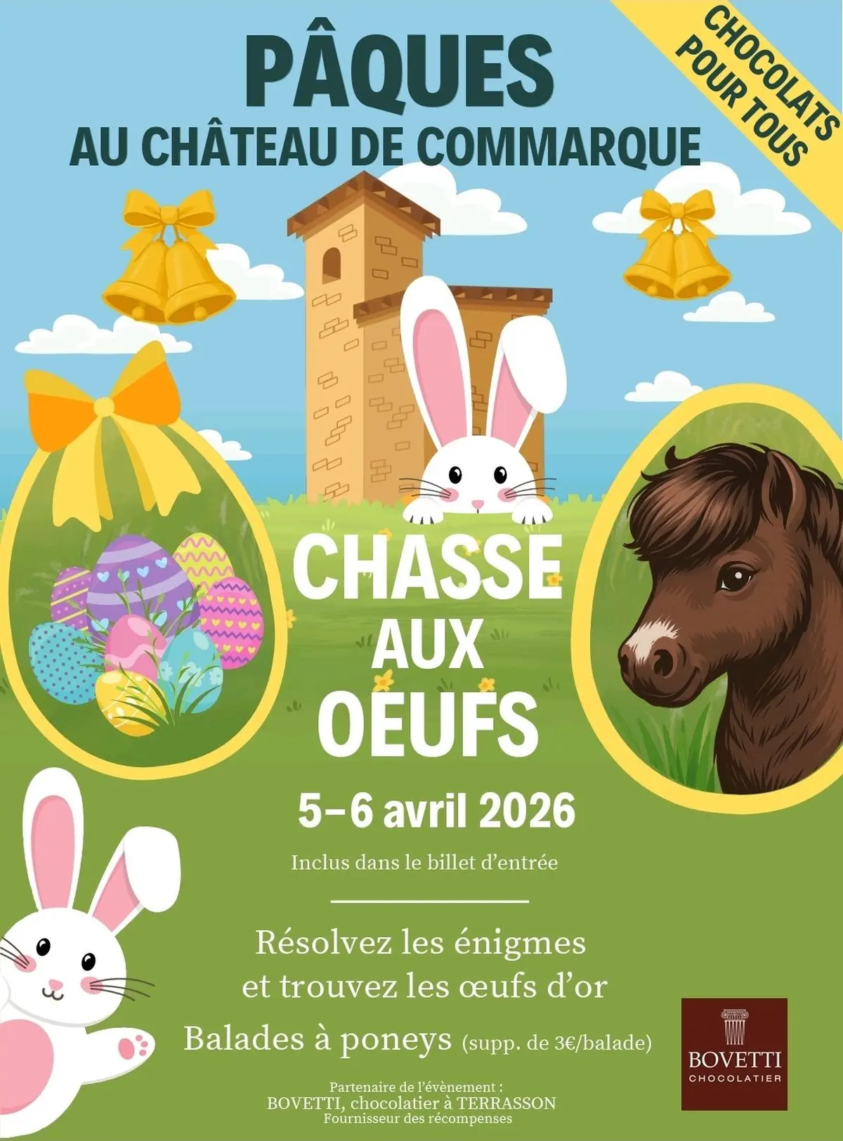Pâques au Château de Commarque !