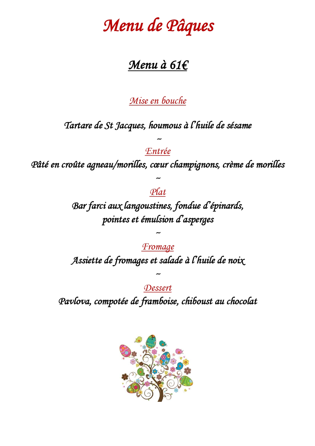 [Pâques] Célébrez Pâques avec un bon repas fait maison !