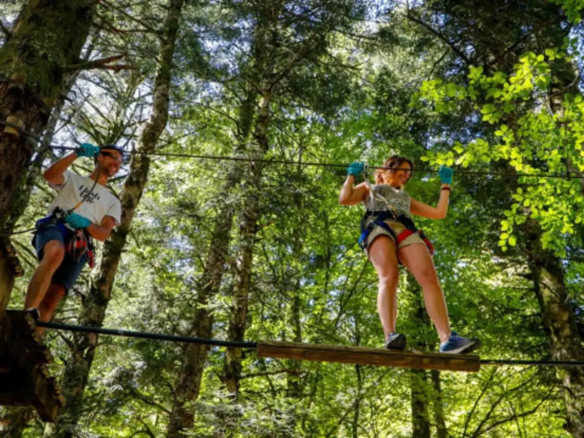 Parc Accrobranche au Ballon d'Alsace dans les Hautes-Vosges (68)