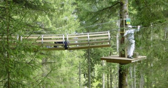 Parc Accrobranche La For&ecirc;t de l'Aventure &agrave; Morteau (25)
