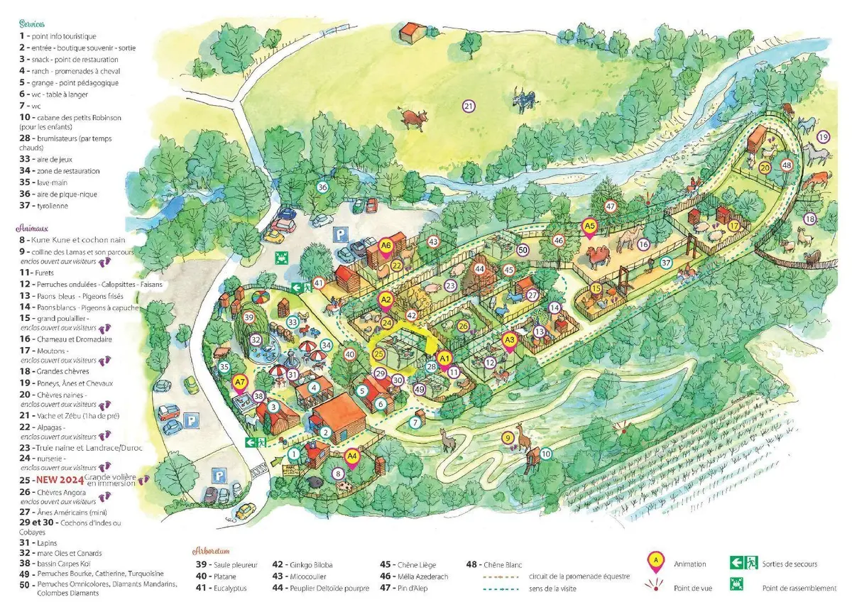 Parc animalier de Lussas