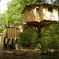 Cabane dans les arbres au Parc animalier de Sainte Croix &copy; Parc animalier de Sainte-Croix